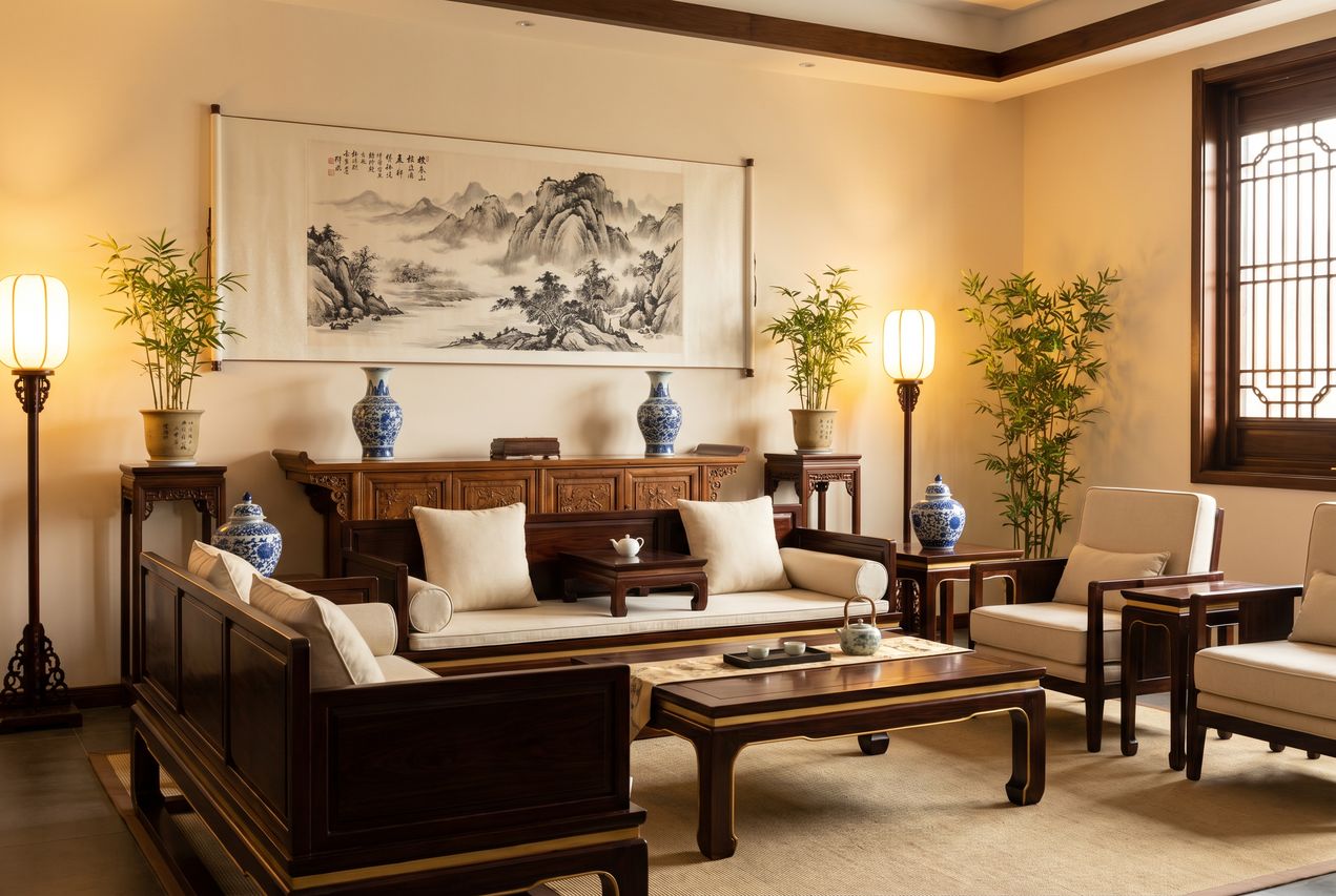 免费菠萝新中式家居布置视频教程·全程 - www.rvfnj02.cn
